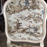 Reupholstered Chair in Old White