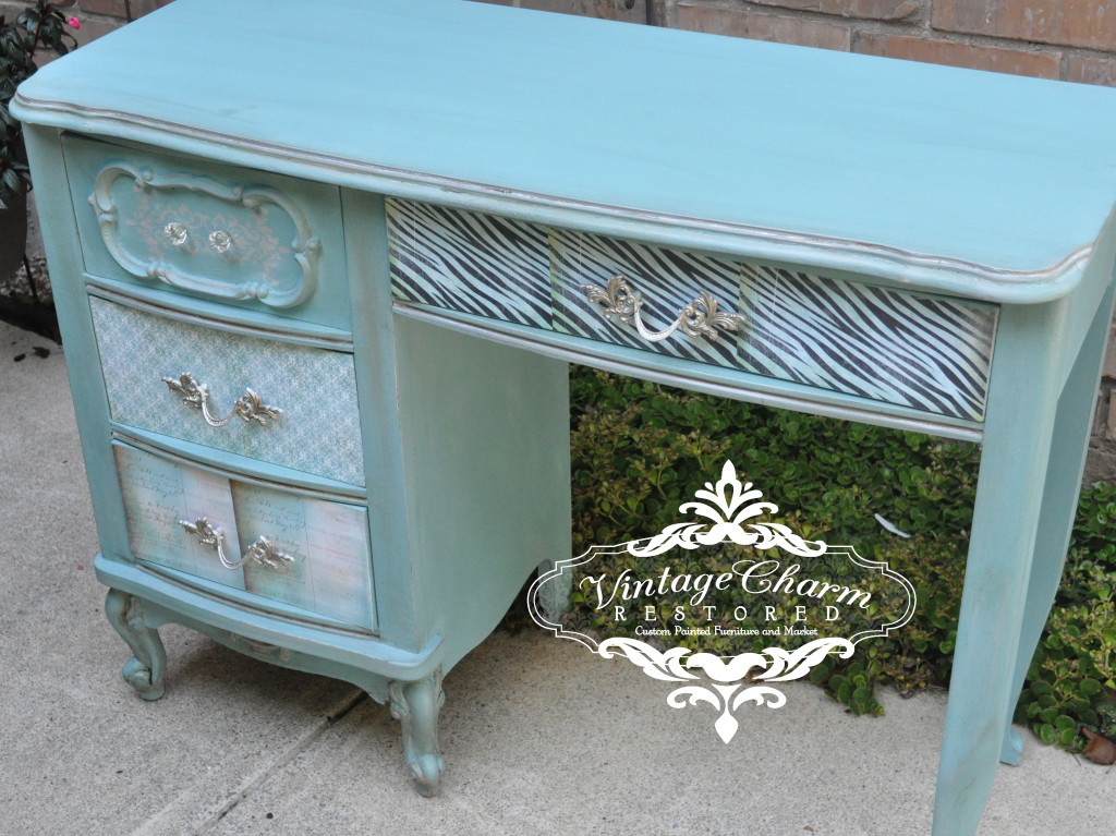 How To Decoupage Drawer Fronts Vintage Charm Restored