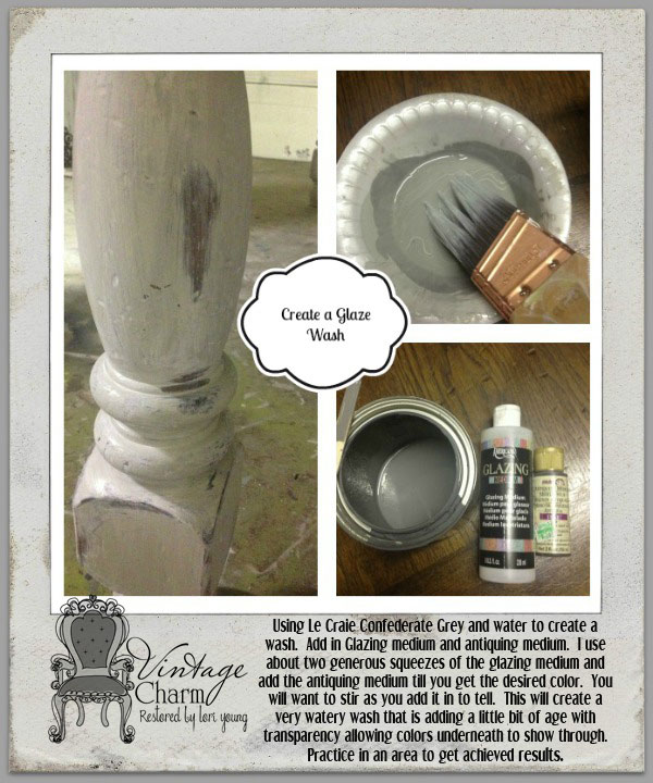 Painted Farmhouse Table