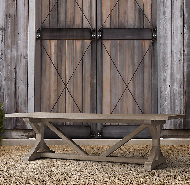 Outdoor Farmhouse Table Vintage Charm Restored