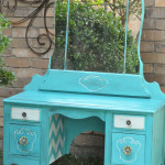 1930's-dressing-vanity-makeover by Vintage Charm Restored