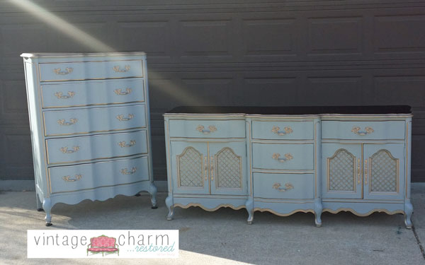 Painted French Provincial B Painted French Provincial B