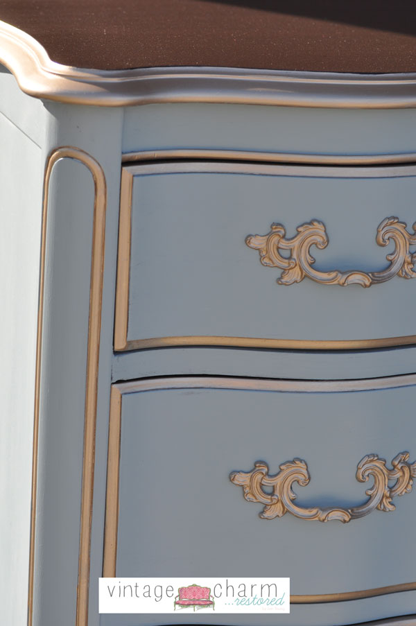 A Benjamin Moore Nimbus Gray Bedroom Furniture Makeover