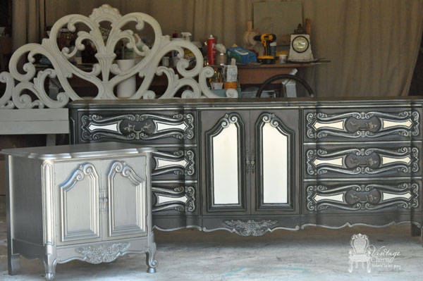 Painted-French-Provincial-Bedroom Set