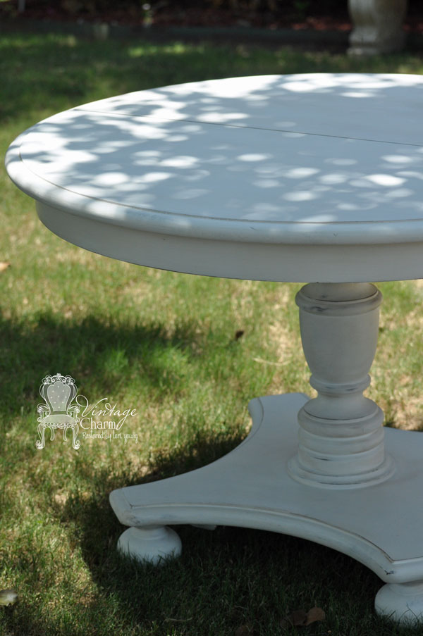 painted-round-white-table