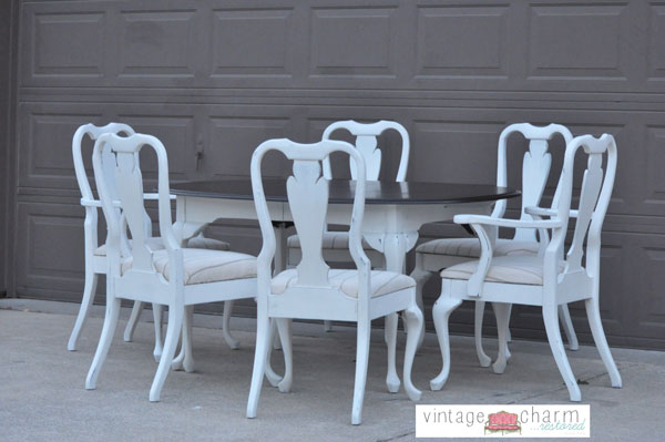 Shabby Chic White Dining Table And Chairs